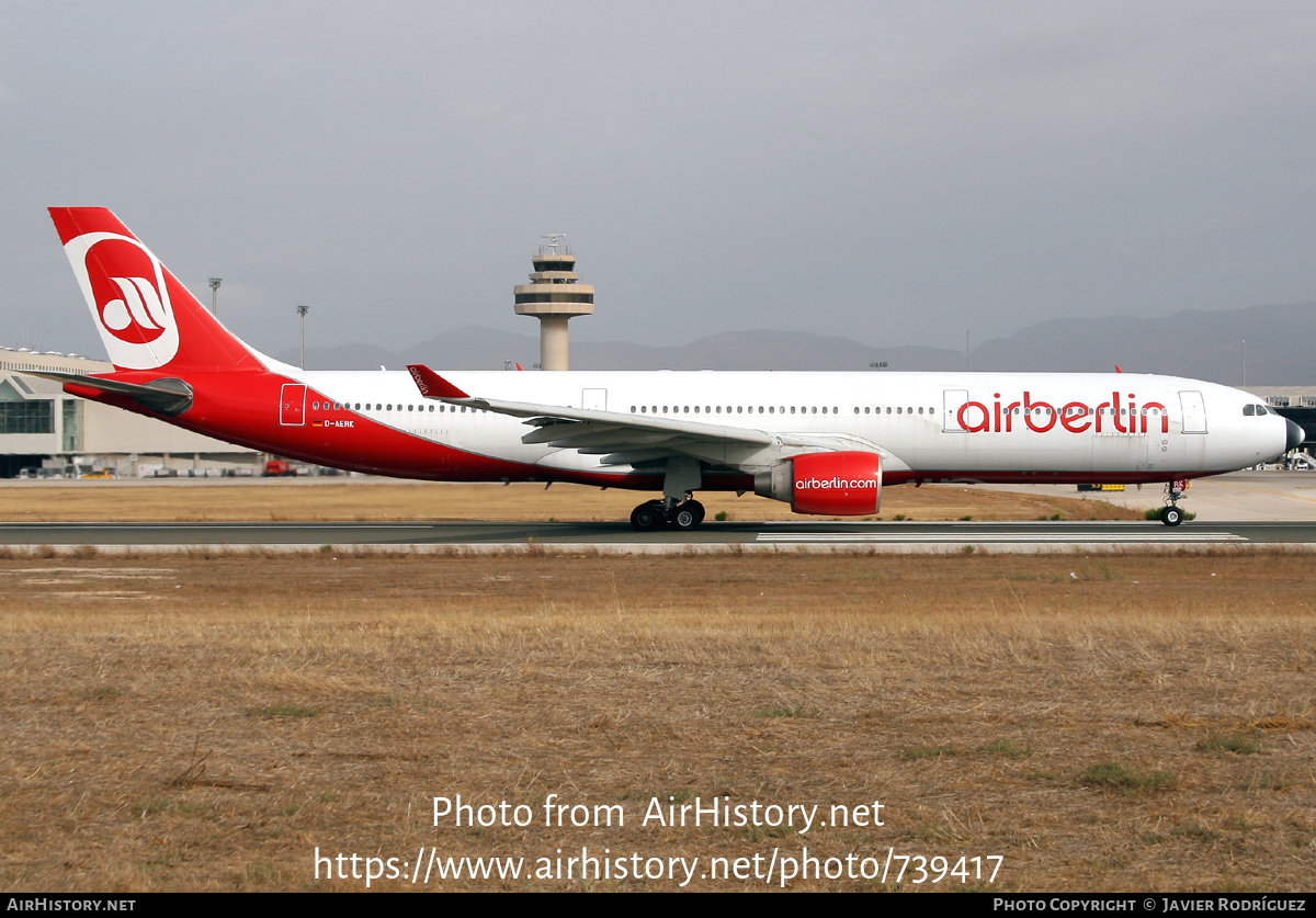 Aircraft Photo of D-AERK | Airbus A330-322 | Air Berlin | AirHistory.net #739417