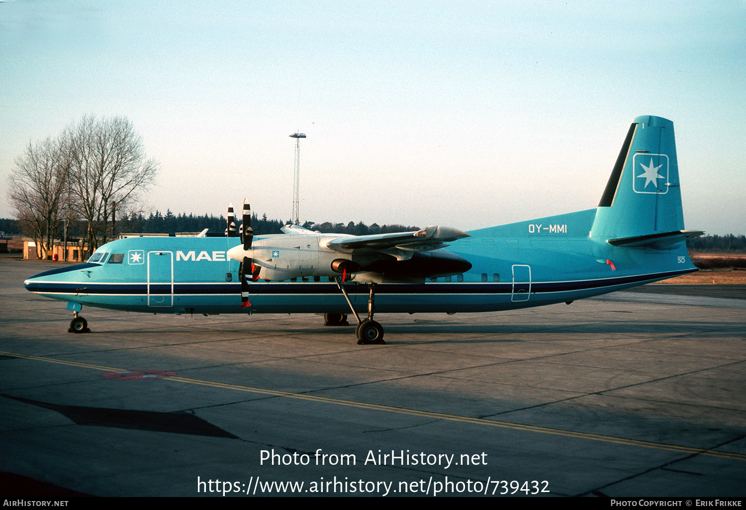 Aircraft Photo of OY-MMI | Fokker 50 | Maersk Air | AirHistory.net #739432