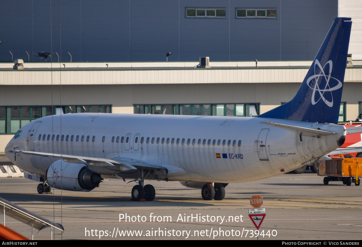 Aircraft Photo of EC-KRD | Boeing 737-4K5 | Futura International Airways | AirHistory.net #739440