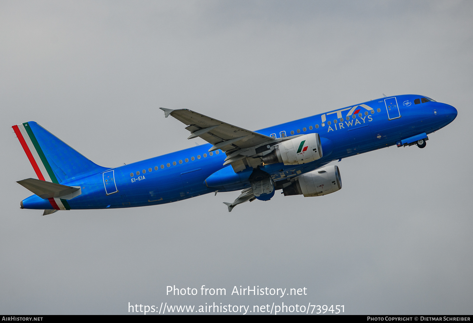 Aircraft Photo of EI-EIA | Airbus A320-216 | ITA Airways | AirHistory.net #739451