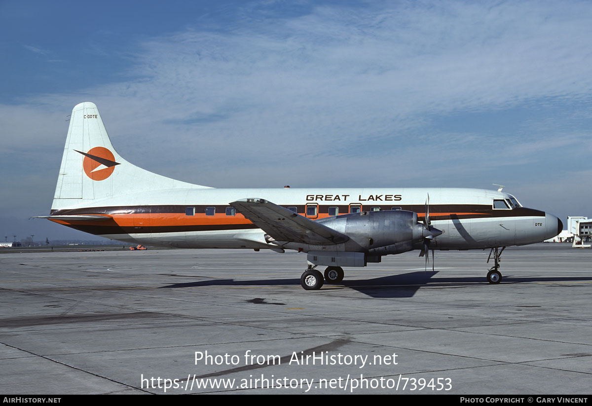 Aircraft Photo of C-GDTE | Convair 580 | Great Lakes Airlines | AirHistory.net #739453