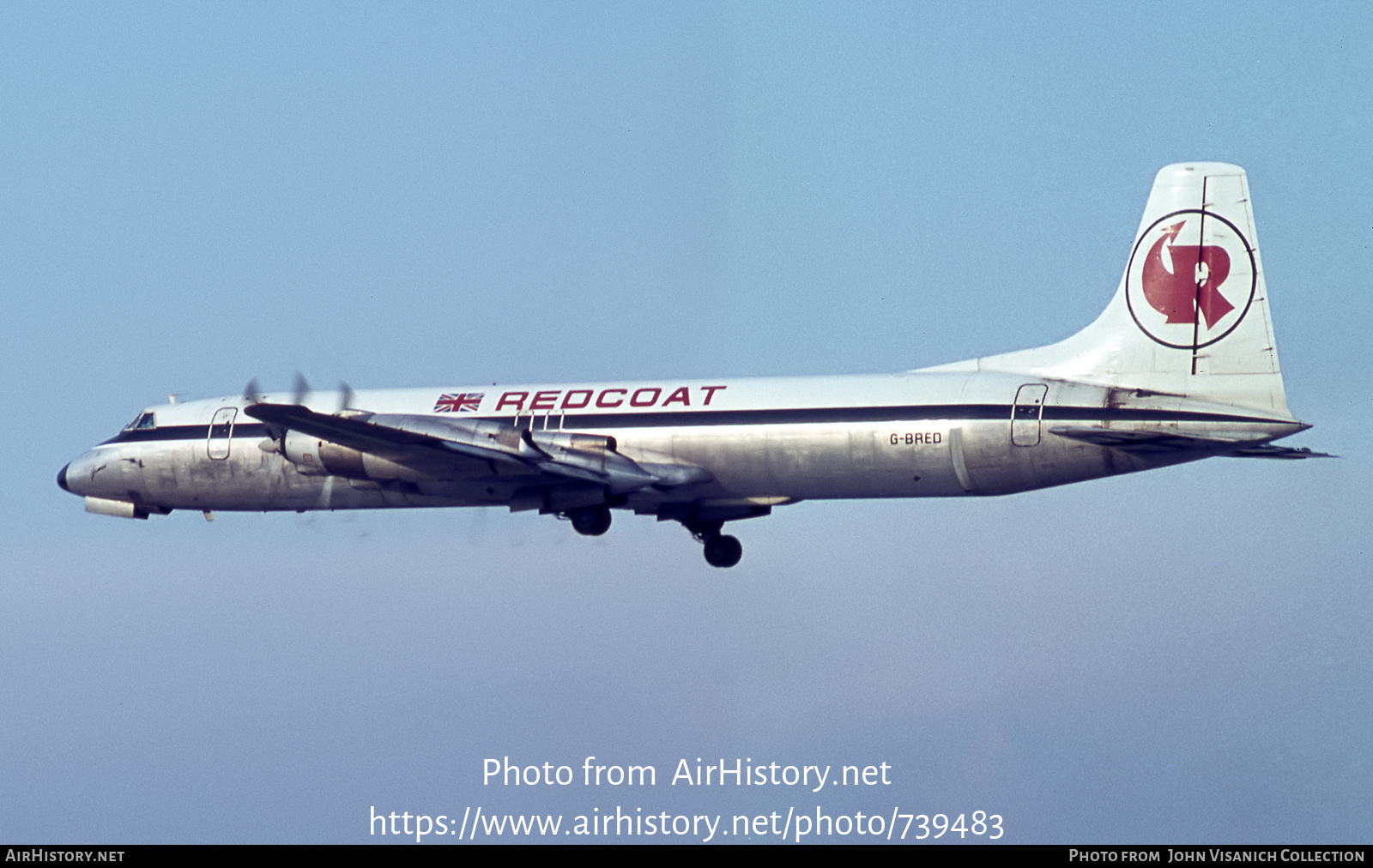 Aircraft Photo of G-BRED | Canadair CL-44D4-2 | Redcoat Air Cargo | AirHistory.net #739483