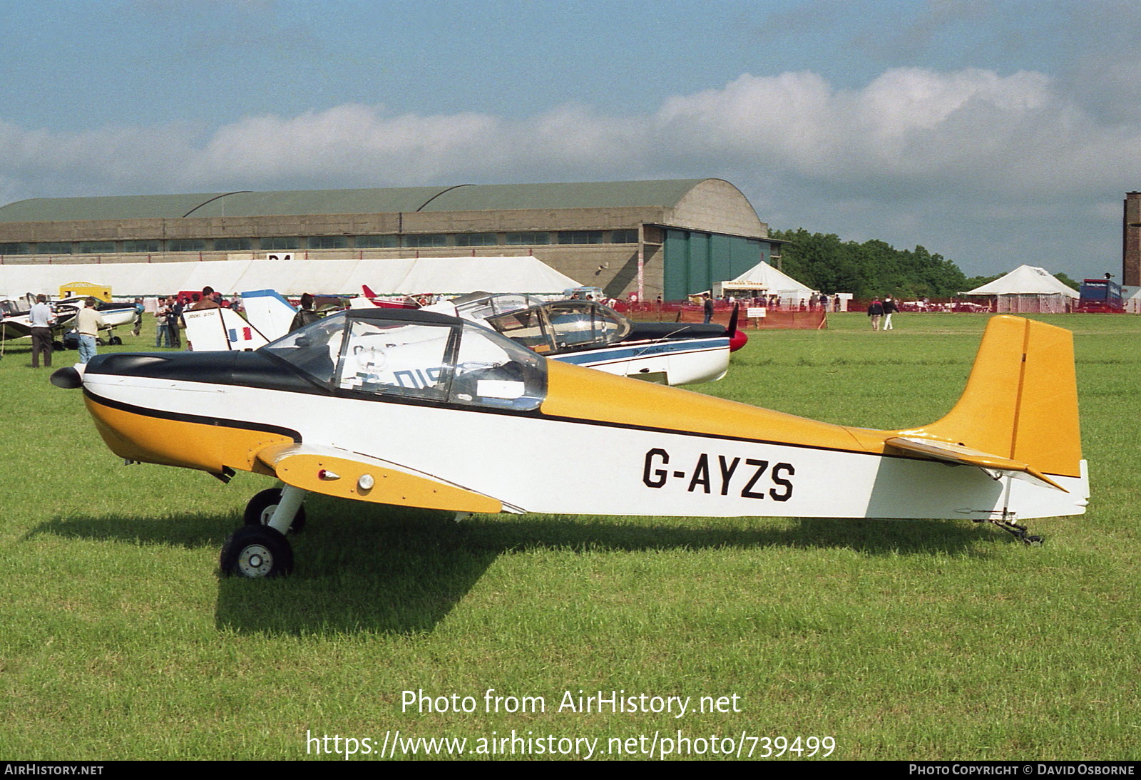 Aircraft Photo of G-AYZS | Druine D-62B Condor | AirHistory.net #739499