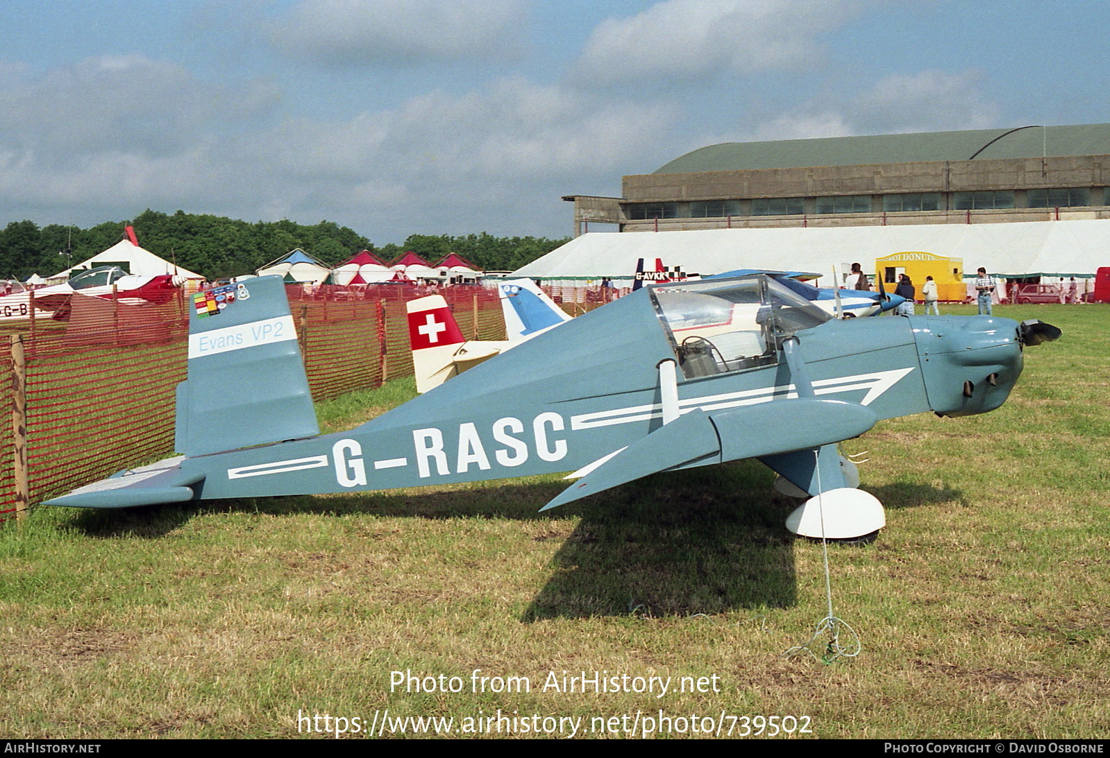 Aircraft Photo of G-RASC | Evans VP-2 Volksplane | AirHistory.net #739502