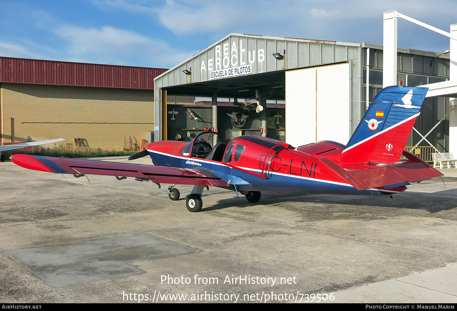 Aircraft Photo of EC-LNI | PZL-Okecie PZL-110 Koliber 160A | Real Aero Club de Navarra | AirHistory.net #739506