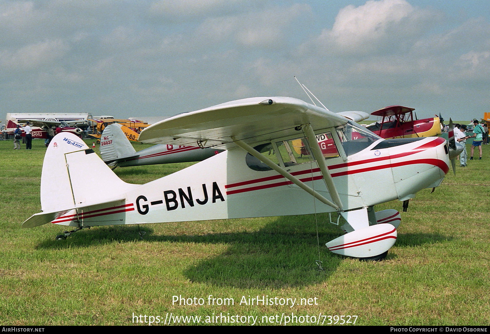 Aircraft Photo of G-BNJA | Wag-Aero Wagabond | AirHistory.net #739527