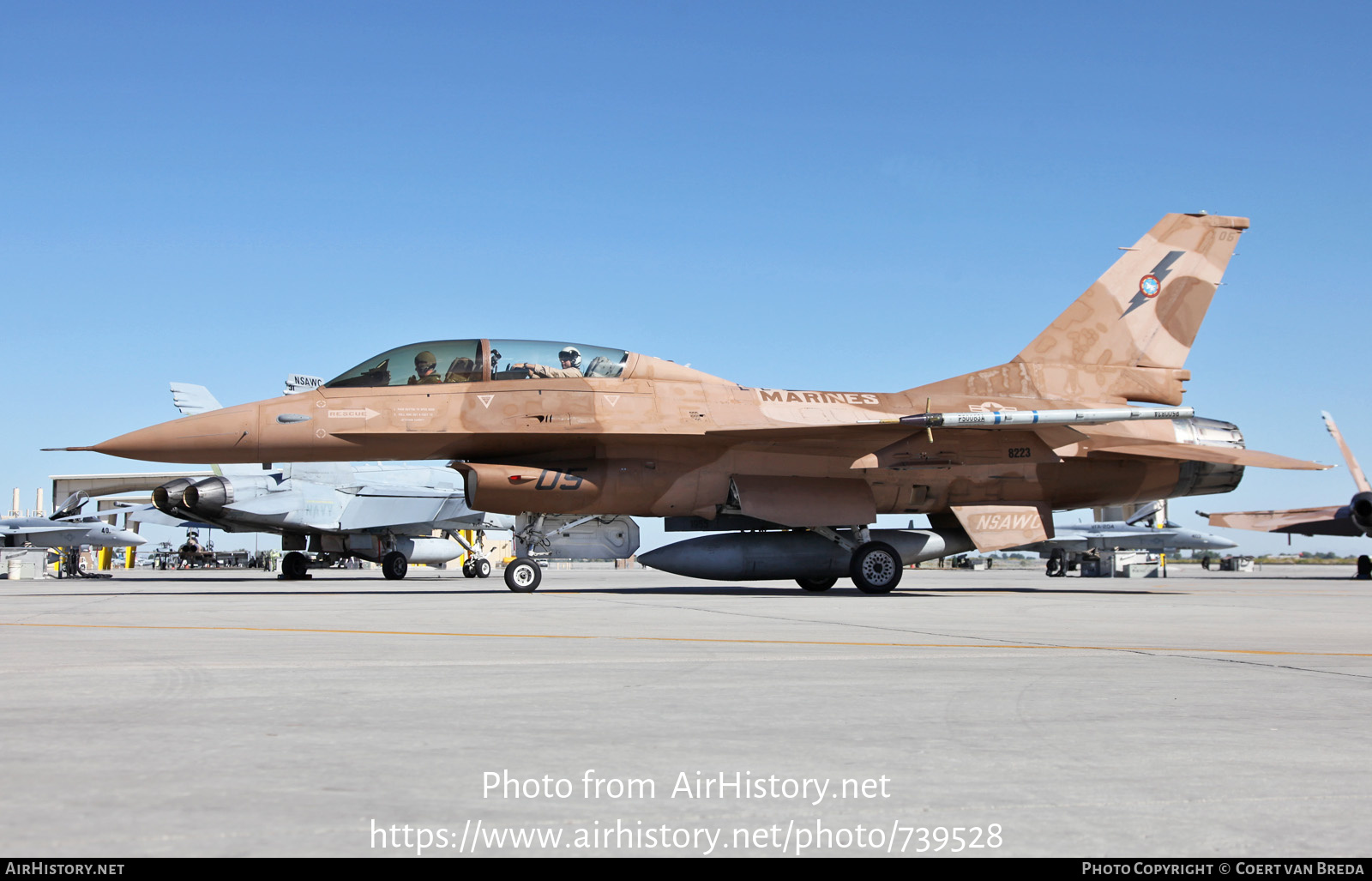 Aircraft Photo of 920459 | General Dynamics F-16B Fighting Falcon | USA - Navy | AirHistory.net #739528