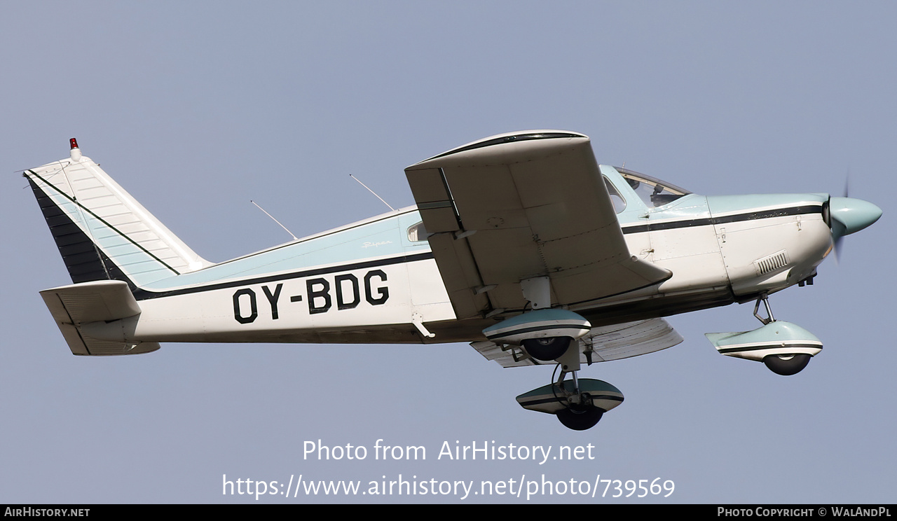 Aircraft Photo of OY-BDG | Piper PA-28-180 Cherokee D | EVAir Organizacja Szkolenia Lotniczego | AirHistory.net #739569