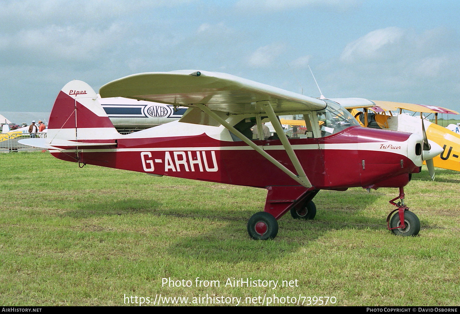 Aircraft Photo of G-ARHU | Piper PA-22-160 Tri-Pacer | AirHistory.net #739570