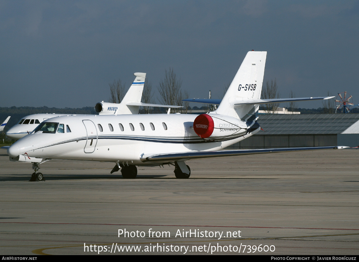 Aircraft Photo of G-SVSB | Cessna 680 Citation Sovereign | AirHistory.net #739600