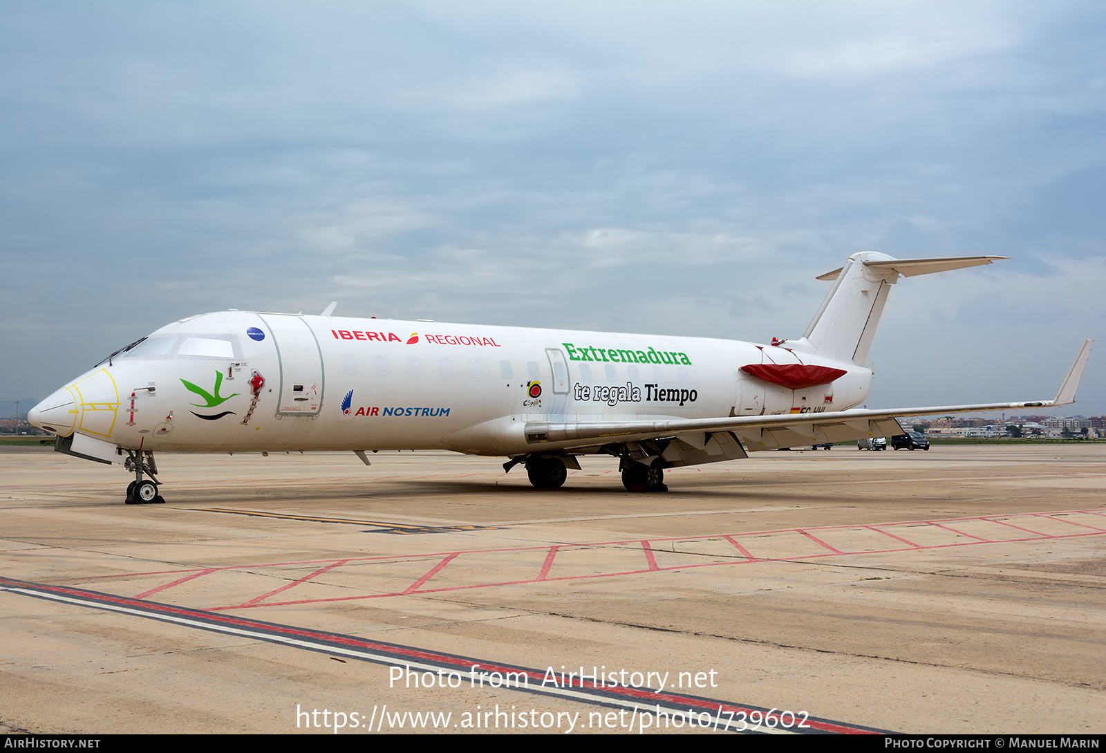 Aircraft Photo of EC-HHI | Bombardier CRJ-200ER (CL-600-2B19) | Iberia Regional | AirHistory.net #739602