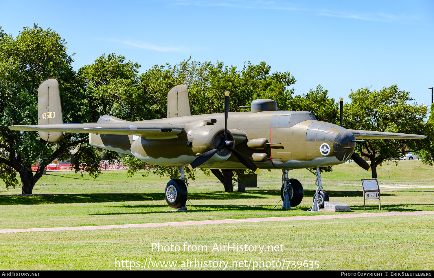 Aircraft Photo of 43-5103 / 435103 | North American TB-25N Mitchell | USA - Air Force | AirHistory.net #739635