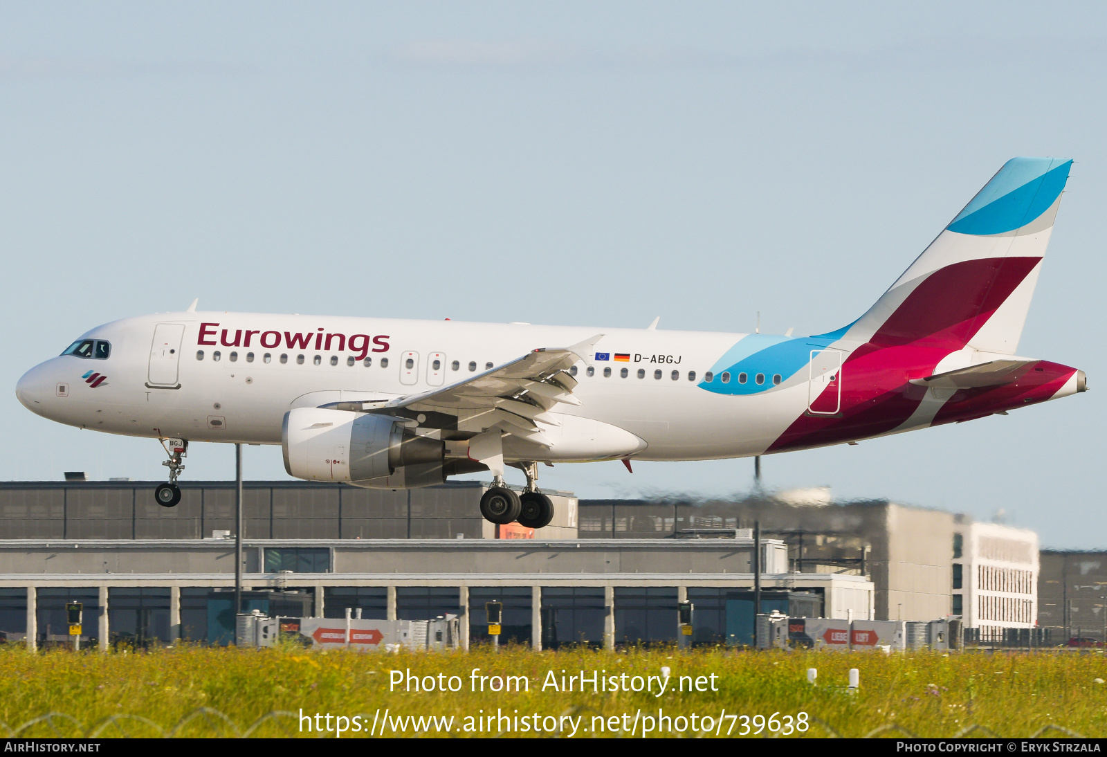 Aircraft Photo of D-ABGJ | Airbus A319-112 | Eurowings | AirHistory.net #739638