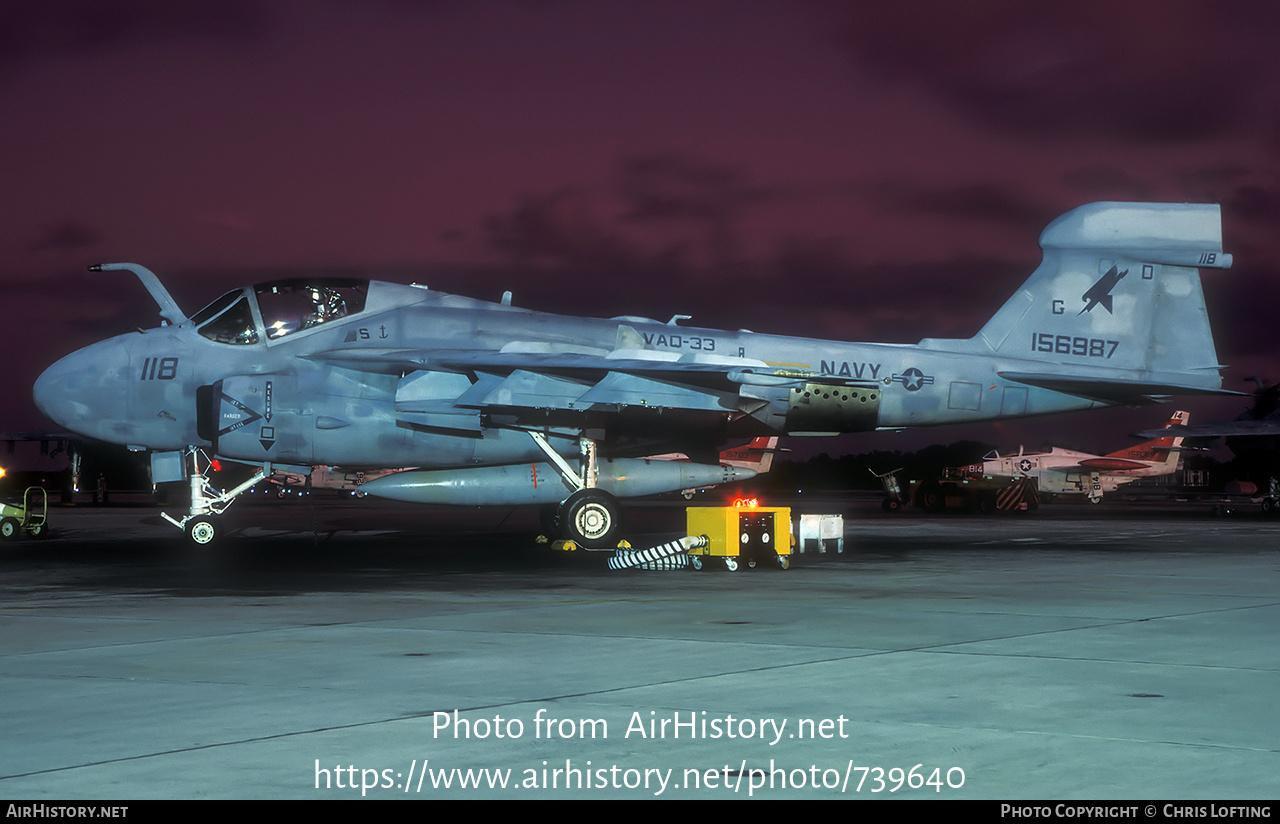 Aircraft Photo of 156987 | Grumman EA-6A Intruder (G-128/A2F-1Q) | USA - Navy | AirHistory.net #739640