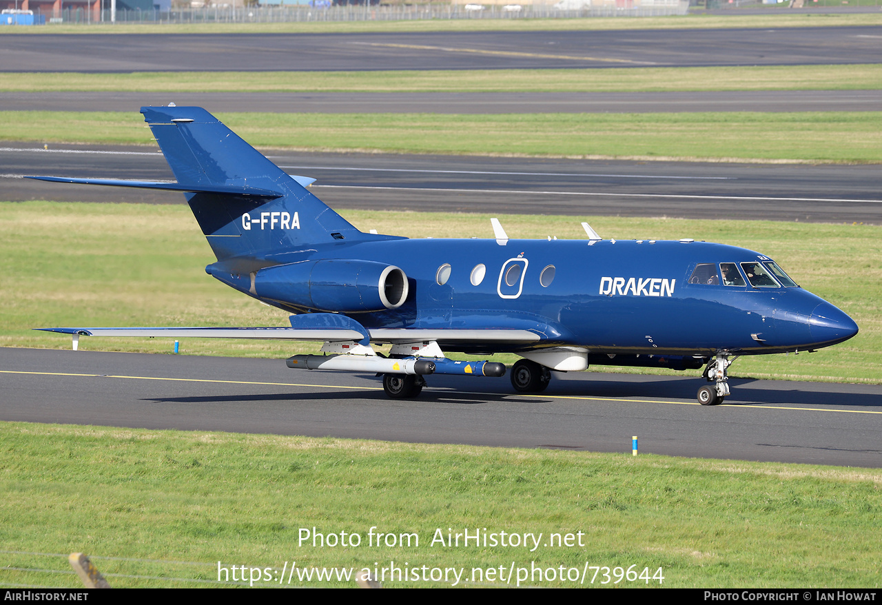 Aircraft Photo of G-FFRA | Dassault Falcon 20DC | Draken Europe | AirHistory.net #739644