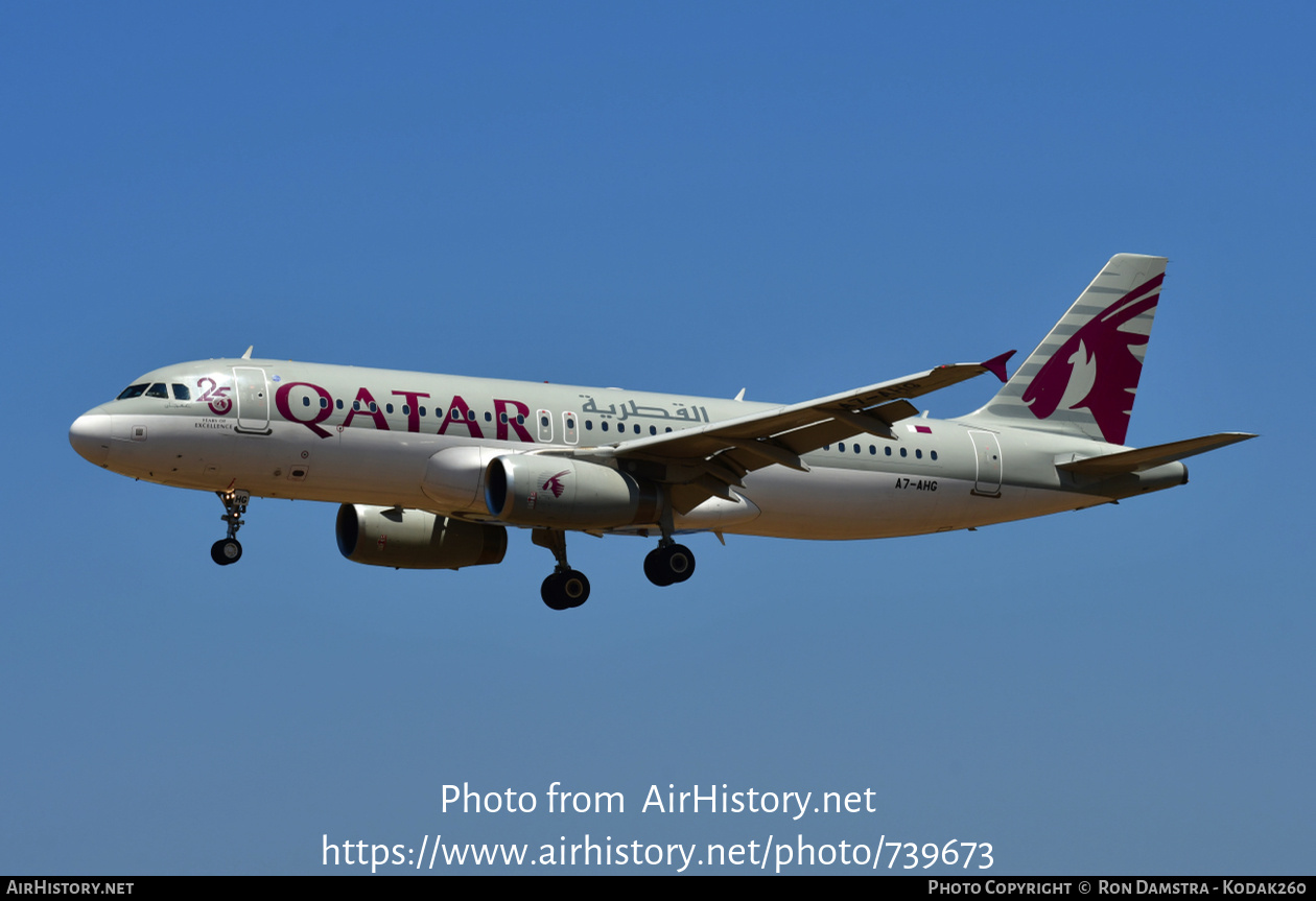 Aircraft Photo of A7-AHG | Airbus A320-232 | Qatar Airways | AirHistory.net #739673