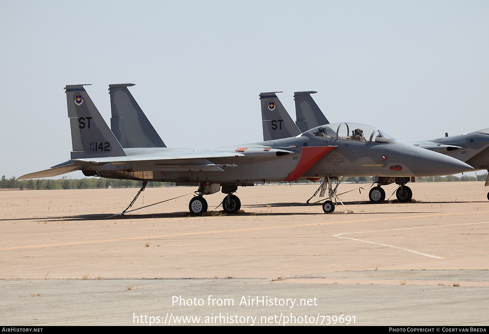 Aircraft Photo of 74-0142 / AF74-142 | McDonnell Douglas GF-15B Eagle | USA - Air Force | AirHistory.net #739691