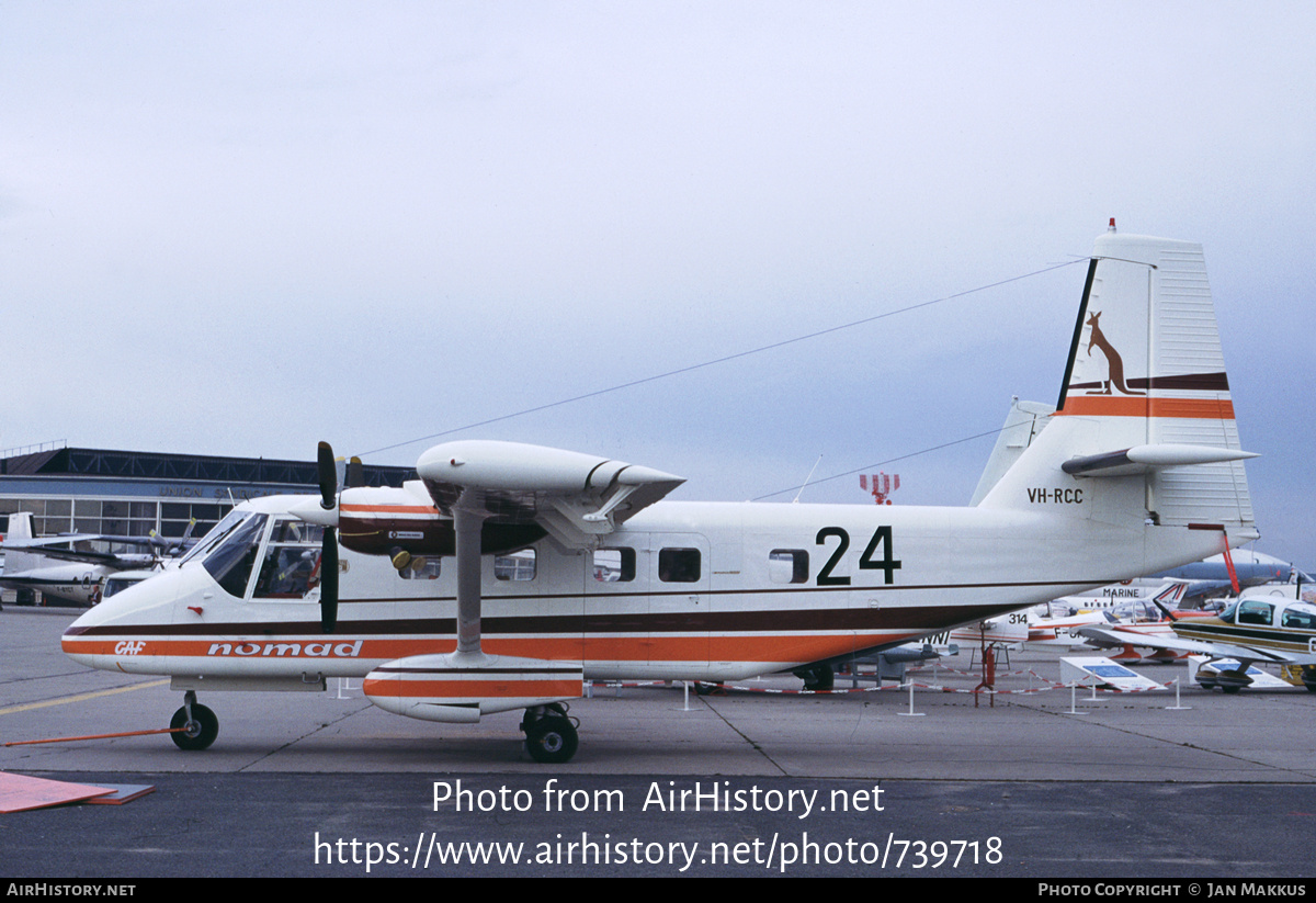 Aircraft Photo of VH-RCC | GAF N-22B Nomad | AirHistory.net #739718