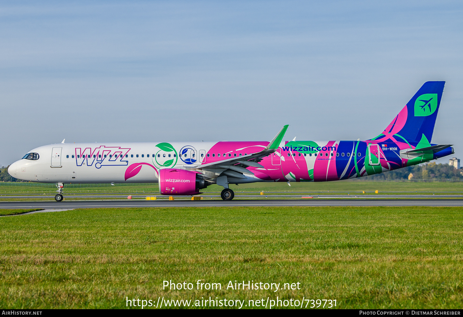 Aircraft Photo of 9H-WNM | Airbus A321-271NX | Wizz Air | AirHistory.net #739731