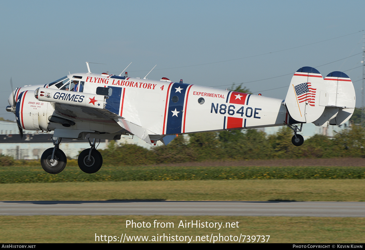 Aircraft Photo of N8640E | Beech C-45H Expeditor | Grimes | AirHistory.net #739737