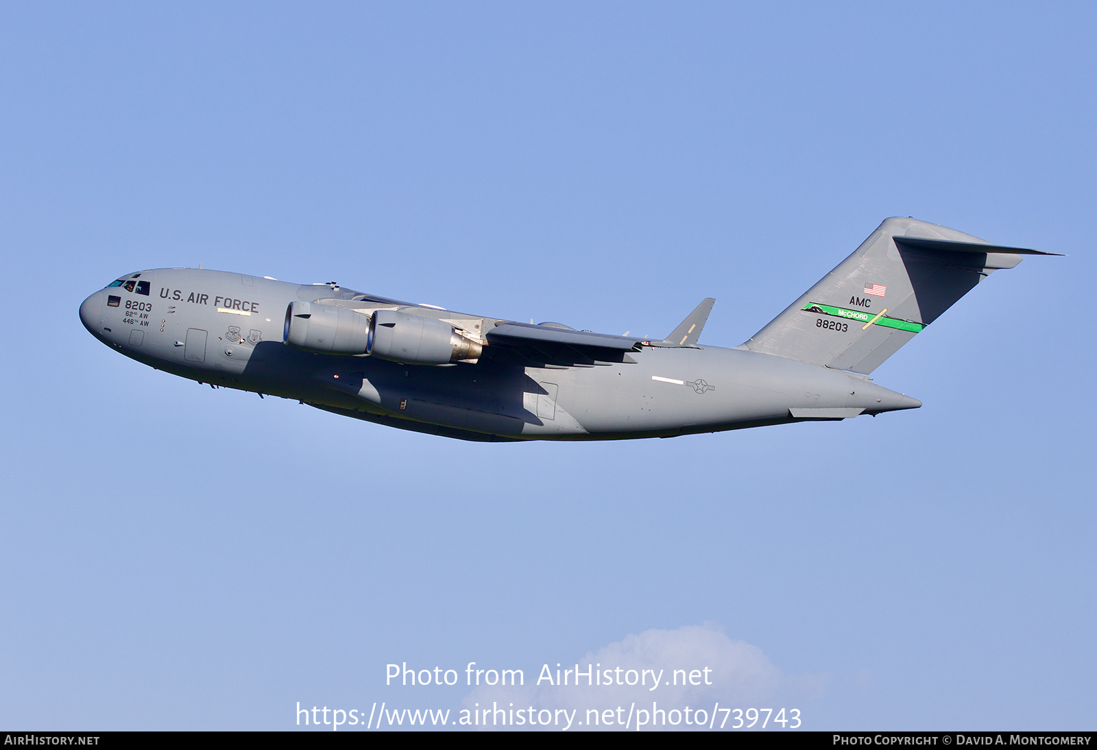 Aircraft Photo of 08-8203 / 88203 | Boeing C-17A Globemaster III | USA - Air Force | AirHistory.net #739743