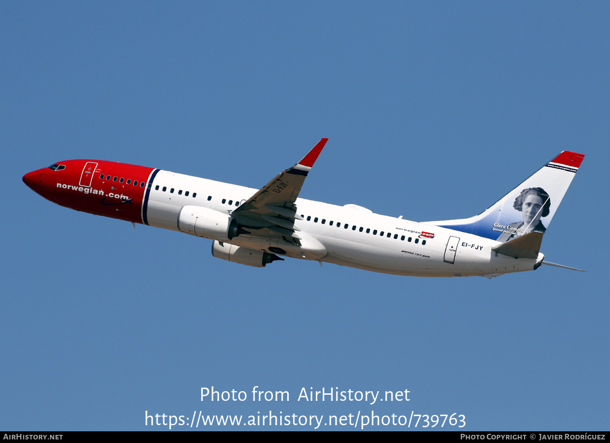 Aircraft Photo of EI-FJY | Boeing 737-8JP | Norwegian | AirHistory.net #739763