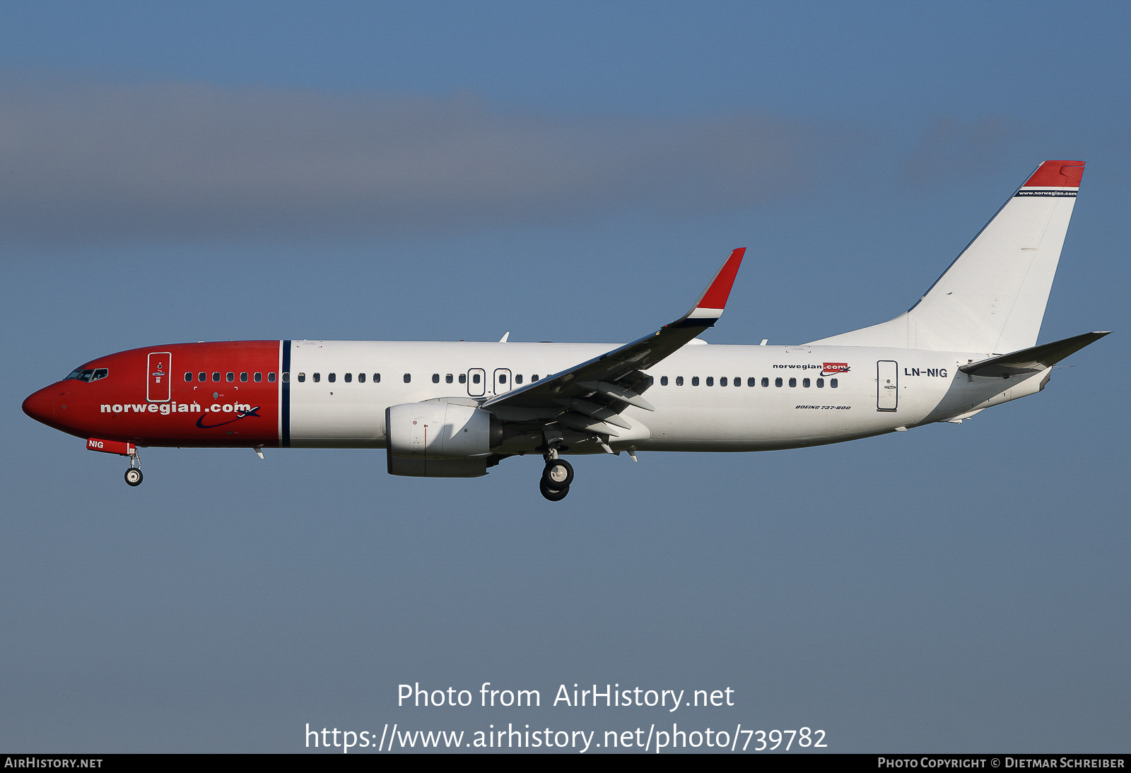 Aircraft Photo of LN-NIG | Boeing 737-8JP | Norwegian | AirHistory.net #739782