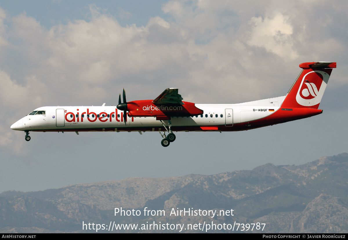 Aircraft Photo of D-ABQF | Bombardier DHC-8-402 Dash 8 | Air Berlin | AirHistory.net #739787