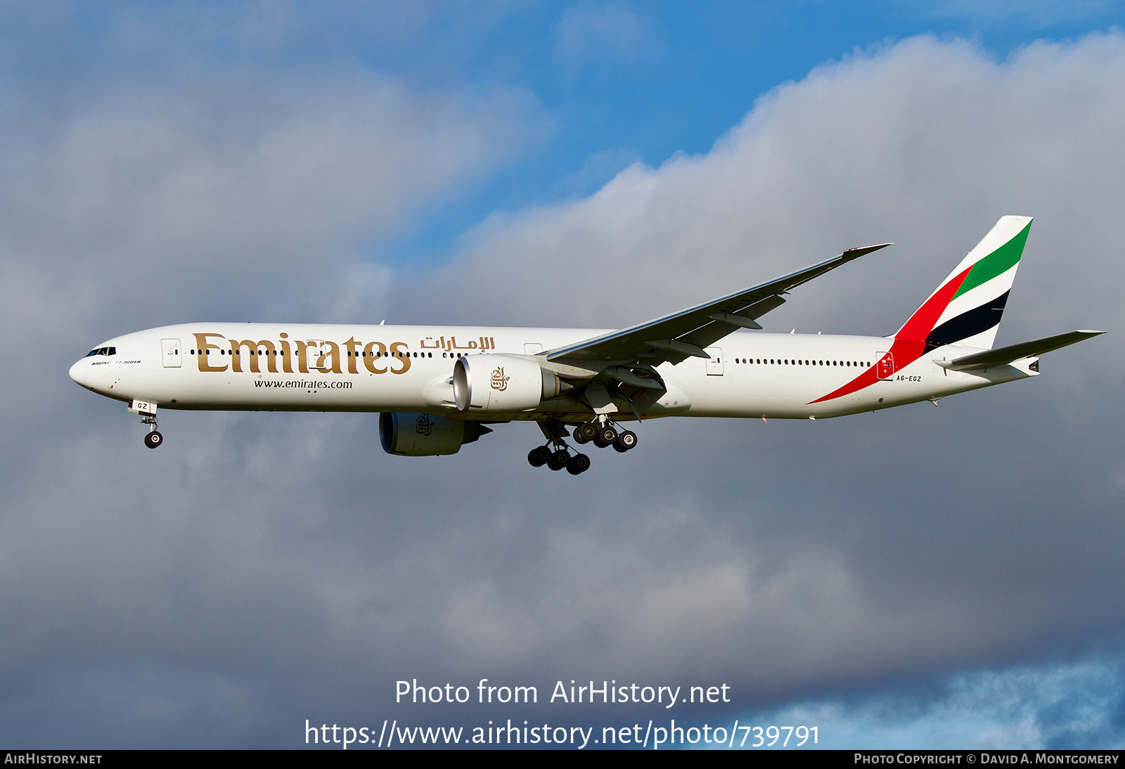 Aircraft Photo of A6-EGZ | Boeing 777-31H/ER | Emirates | AirHistory.net #739791