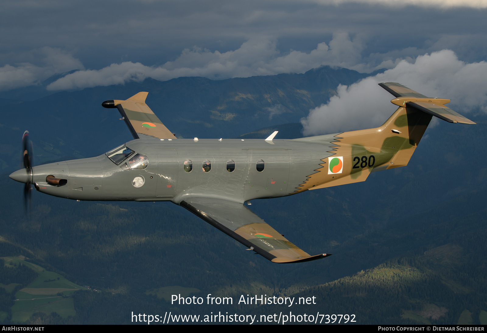 Aircraft Photo of 280 | Pilatus PC-12 | Ireland - Air Force | AirHistory.net #739792