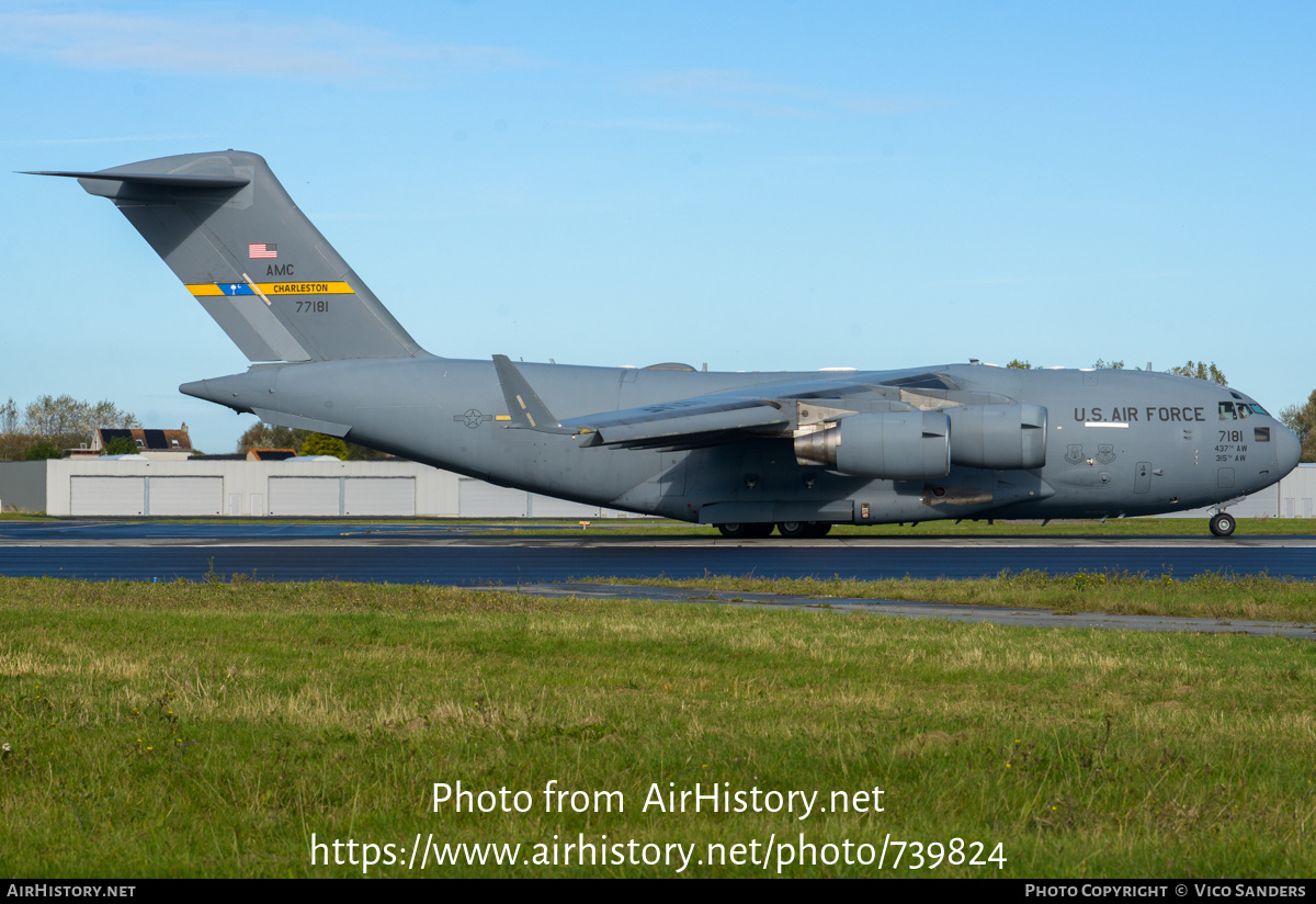 Aircraft Photo of 07-7181 / 77181 | Boeing C-17A Globemaster III | USA - Air Force | AirHistory.net #739824