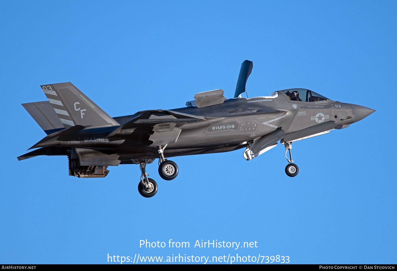 Aircraft Photo of 170050 | Lockheed Martin F-35B Lightning II | USA - Marines | AirHistory.net #739833