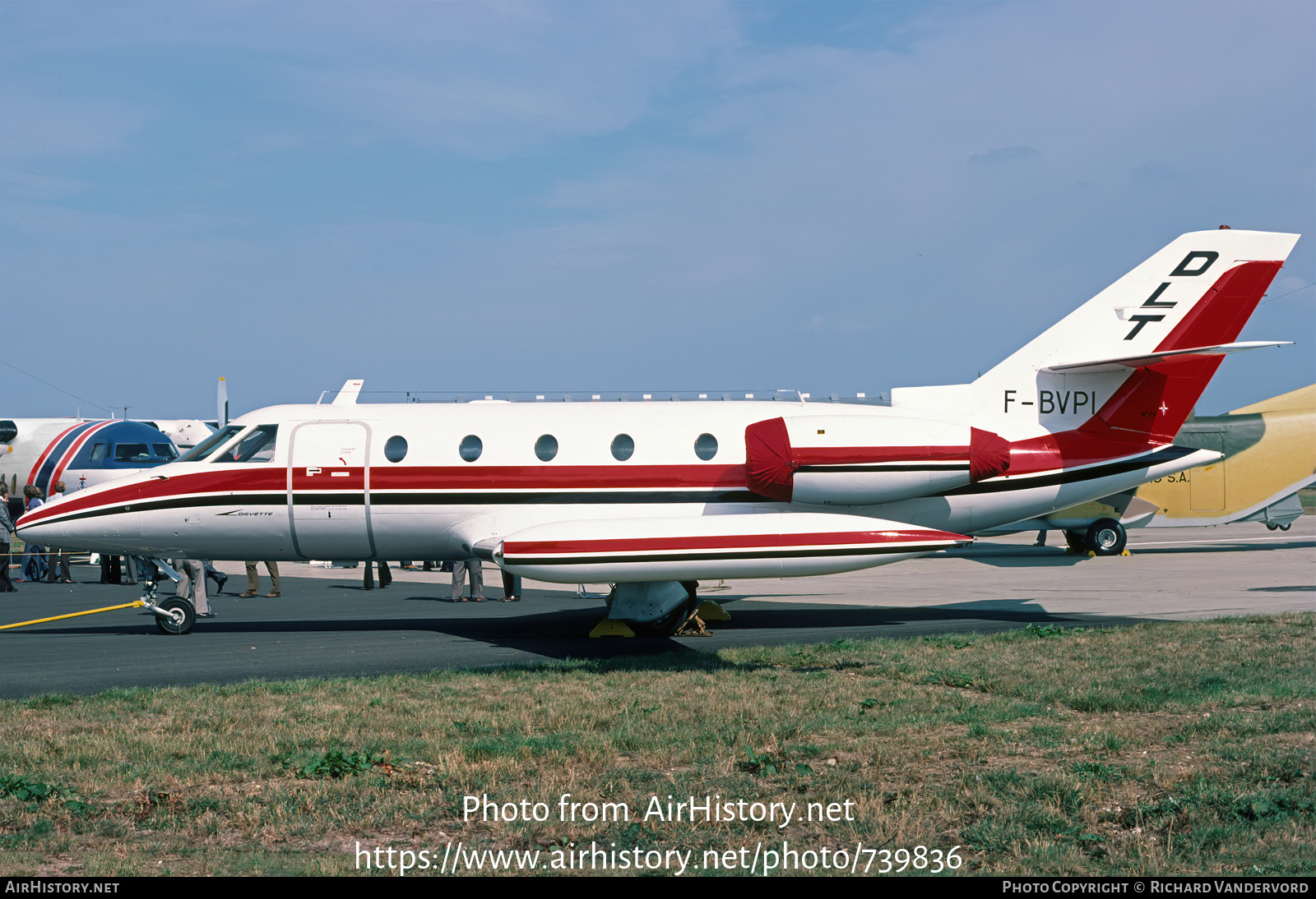 Aircraft Photo of F-BVPI | Aerospatiale SN-601 Corvette 100 | DLT - Deutsche Luftverkehrsgesellschaft | AirHistory.net #739836