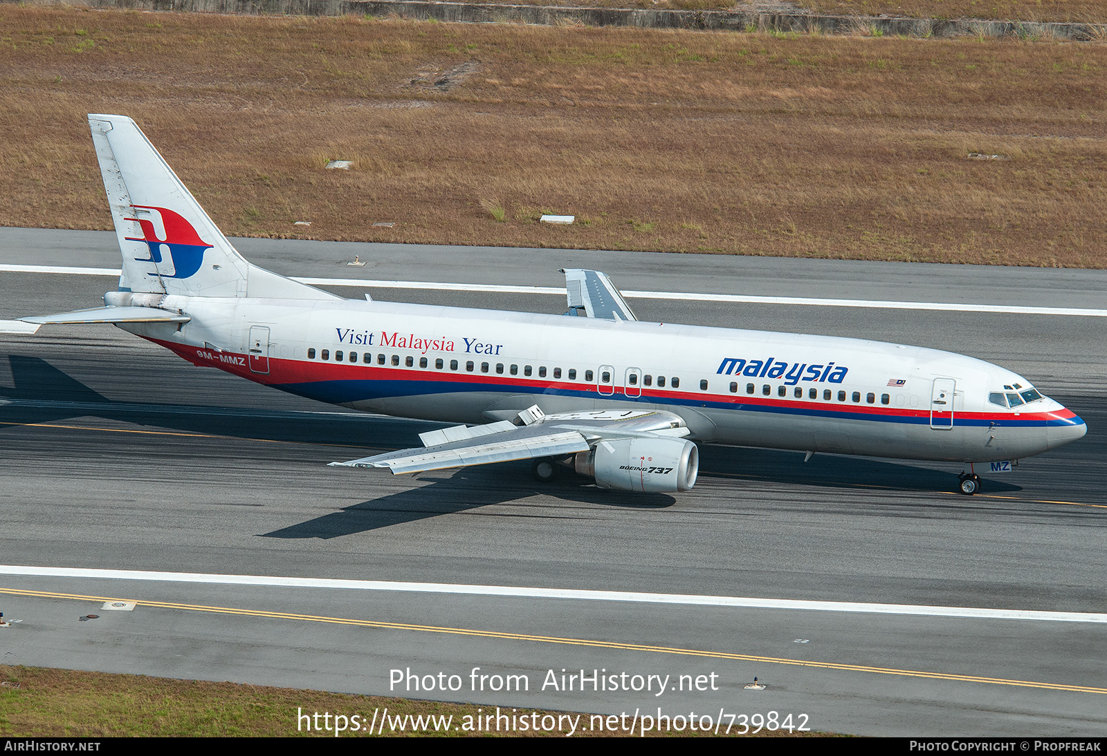 Aircraft Photo of 9M-MMZ | Boeing 737-4H6 | Malaysia Airlines | AirHistory.net #739842