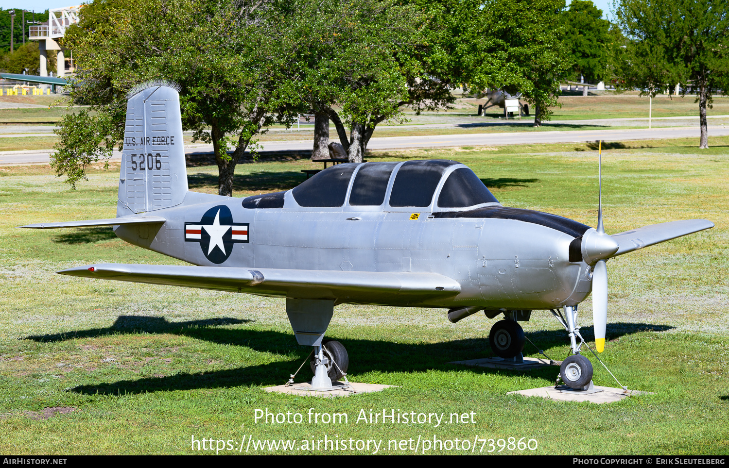 Aircraft Photo of 55-206 / 5206 | Beech T-34A Mentor | USA - Air Force | AirHistory.net #739860