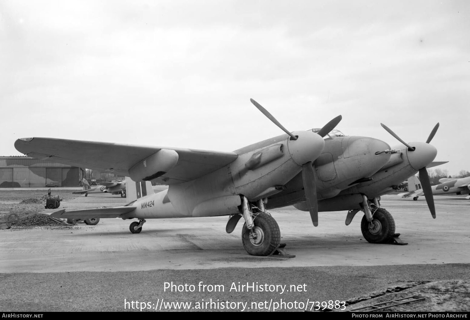 Aircraft Photo of MM424 | De Havilland D.H. 98 Mosquito FB18 | UK - Air Force | AirHistory.net #739883