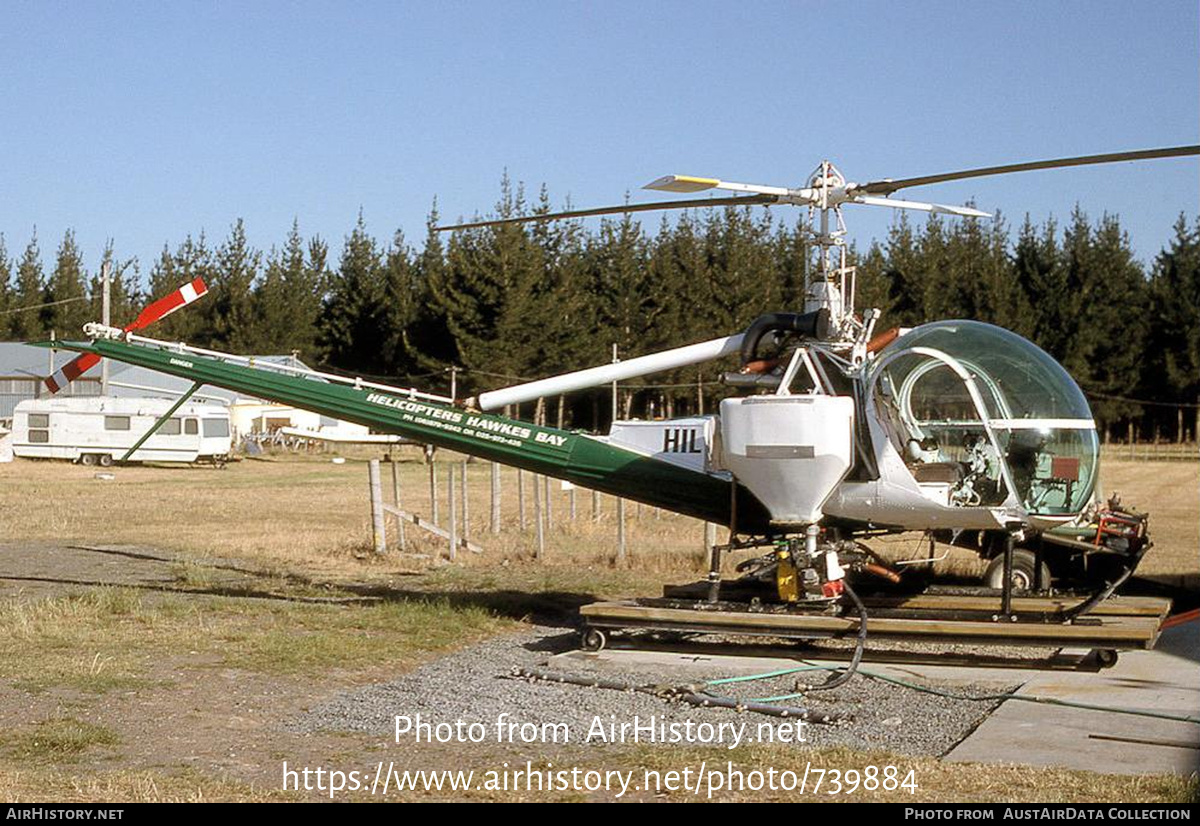 Aircraft Photo of ZK-HIL / HIL | Hiller UH-12E | Helicopters Hawkes Bay | AirHistory.net #739884