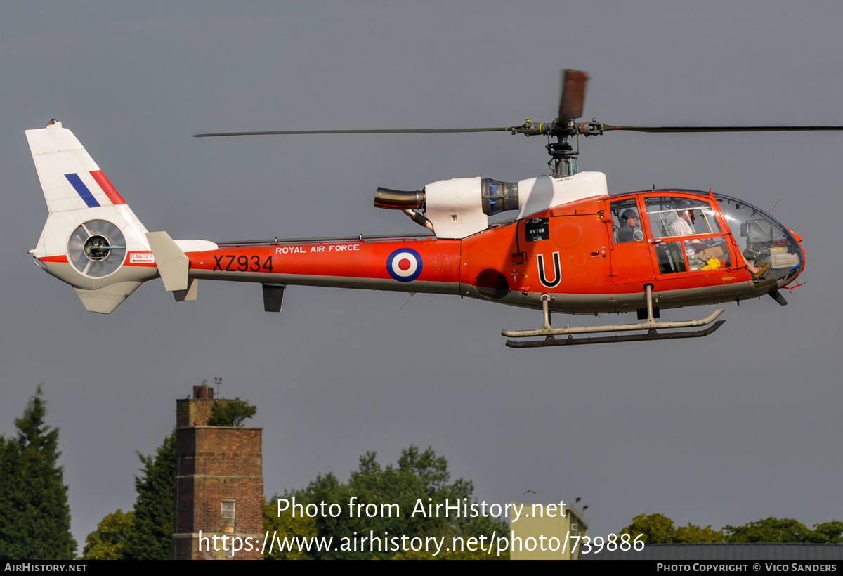 Aircraft Photo of G-CBSI / XZ934 | Aerospatiale SA-341D Gazelle HT3 | UK - Air Force | AirHistory.net #739886