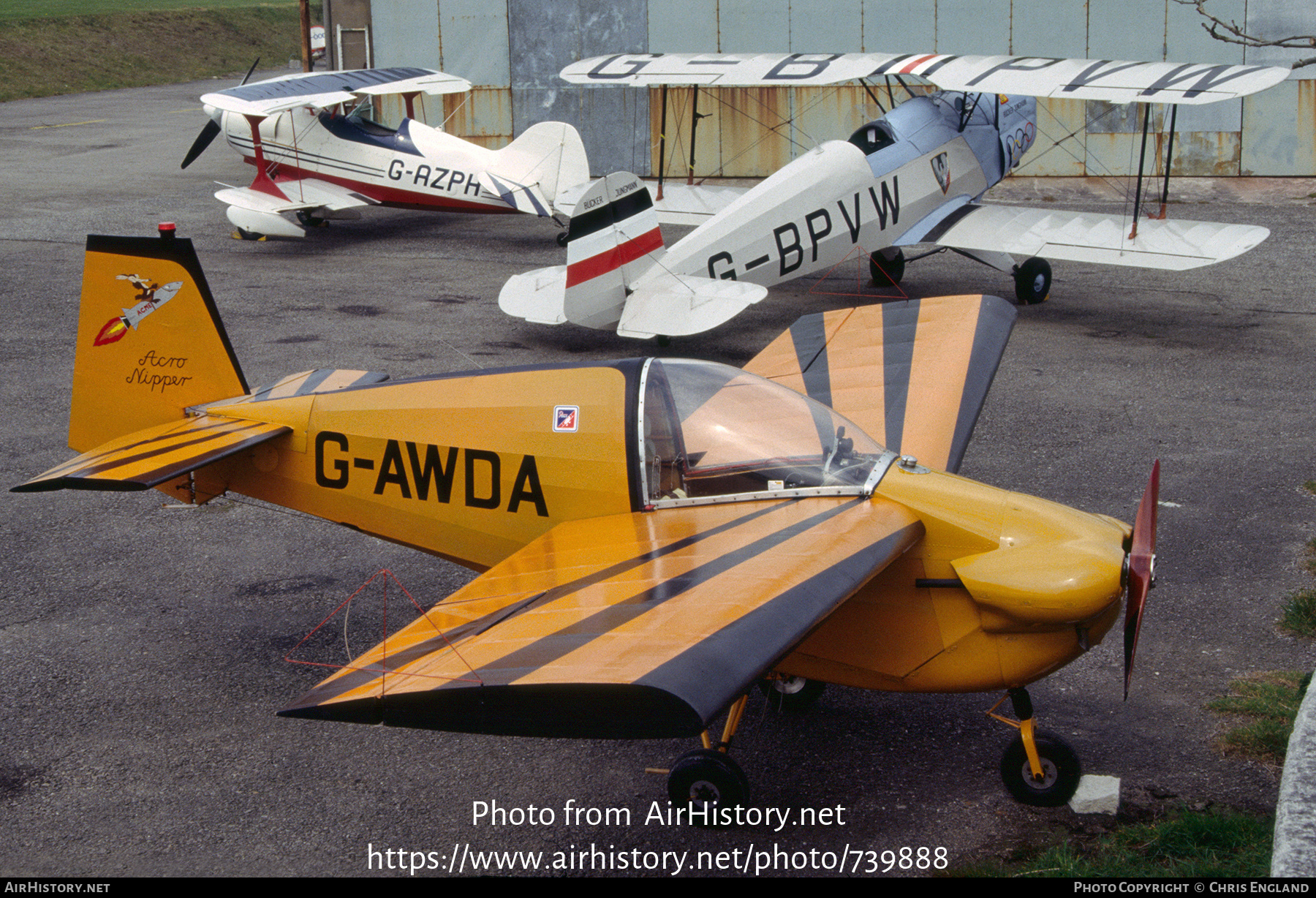 Aircraft Photo of G-AWDA | Tipsy T-66 Nipper 3 | AirHistory.net #739888