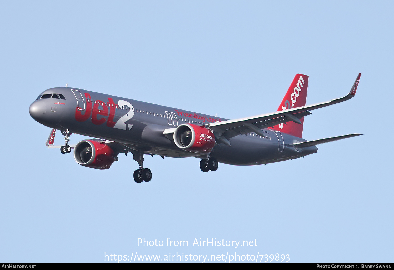 Aircraft Photo of G-SUNO | Airbus A321-251NX | Jet2 | AirHistory.net #739893