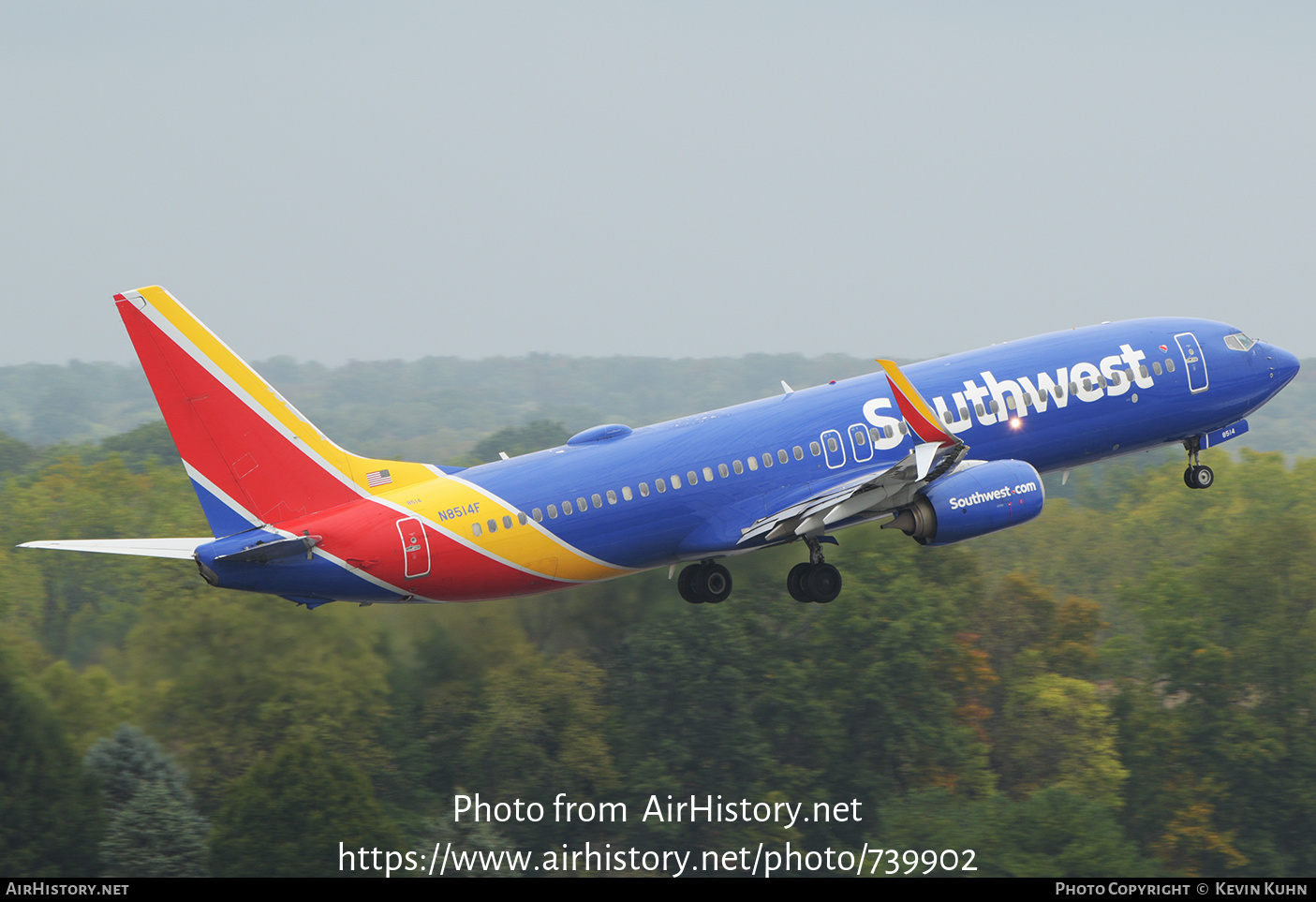 Aircraft Photo of N8514F | Boeing 737-800 | Southwest Airlines | AirHistory.net #739902