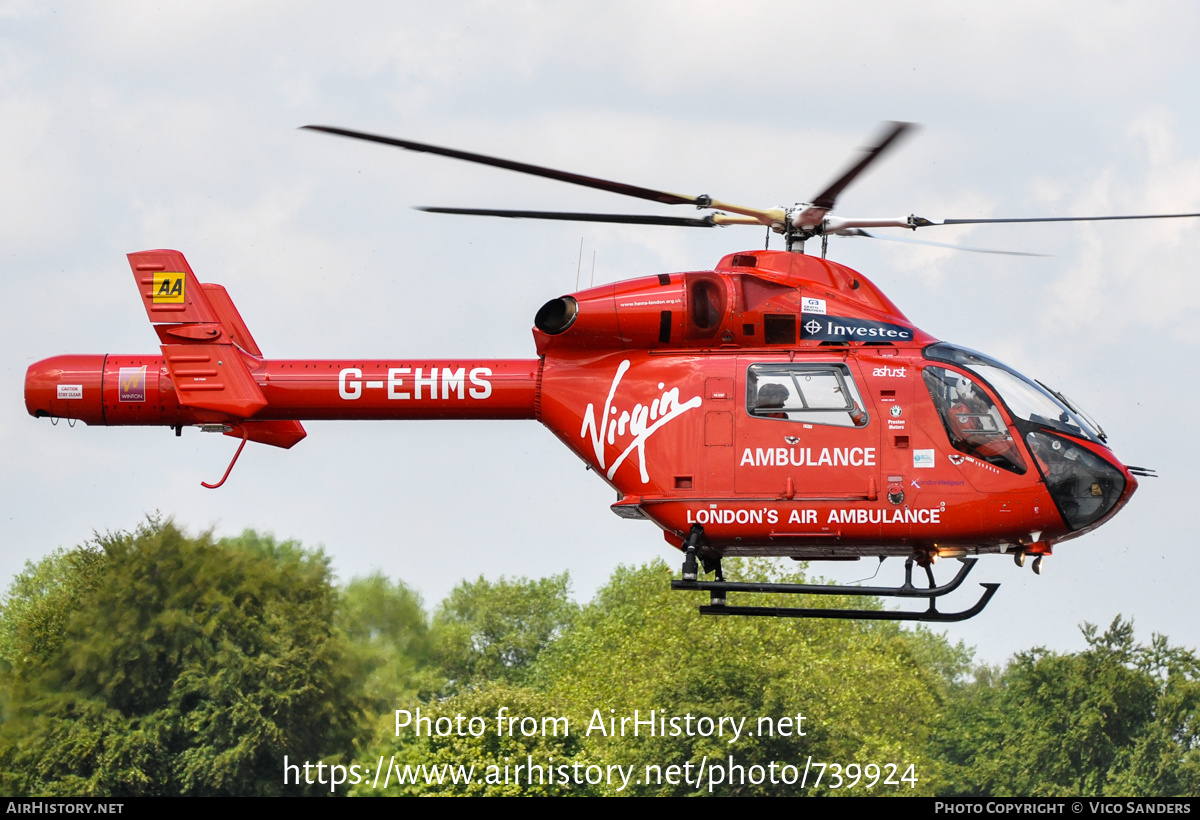 Aircraft Photo of G-EHMS | MD Helicopters MD-902 Explorer | London's Air Ambulance | AirHistory.net #739924