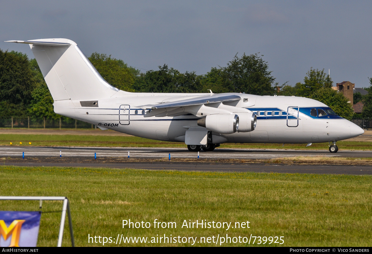 Aircraft Photo of G-OFOM | British Aerospace BAe-146-100 | AirHistory.net #739925