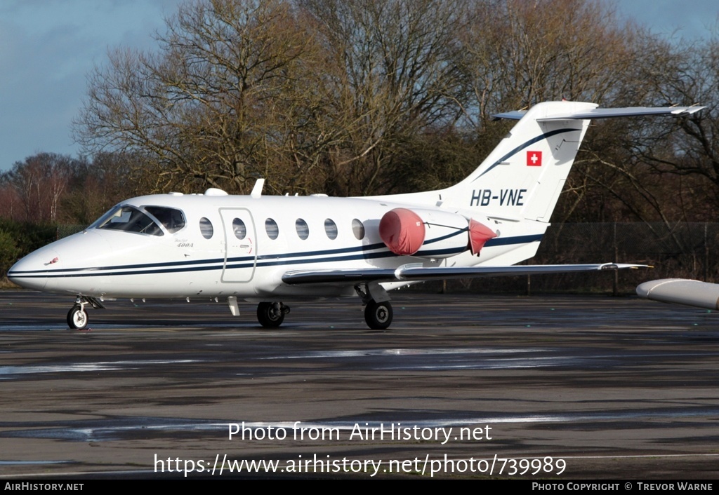 Aircraft Photo of HB-VNE | Beech Beechjet 400A | AirHistory.net #739989