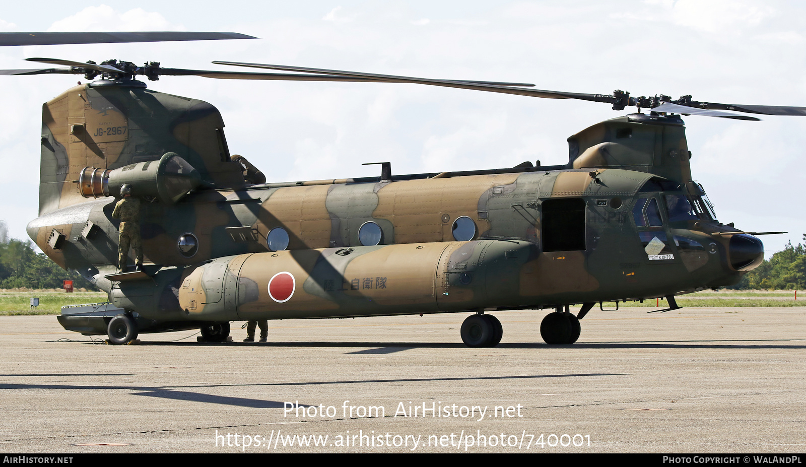 Aircraft Photo of 52967 / JG-2967 | Boeing CH-47JA Chinook (414) | Japan - Army | AirHistory.net #740001