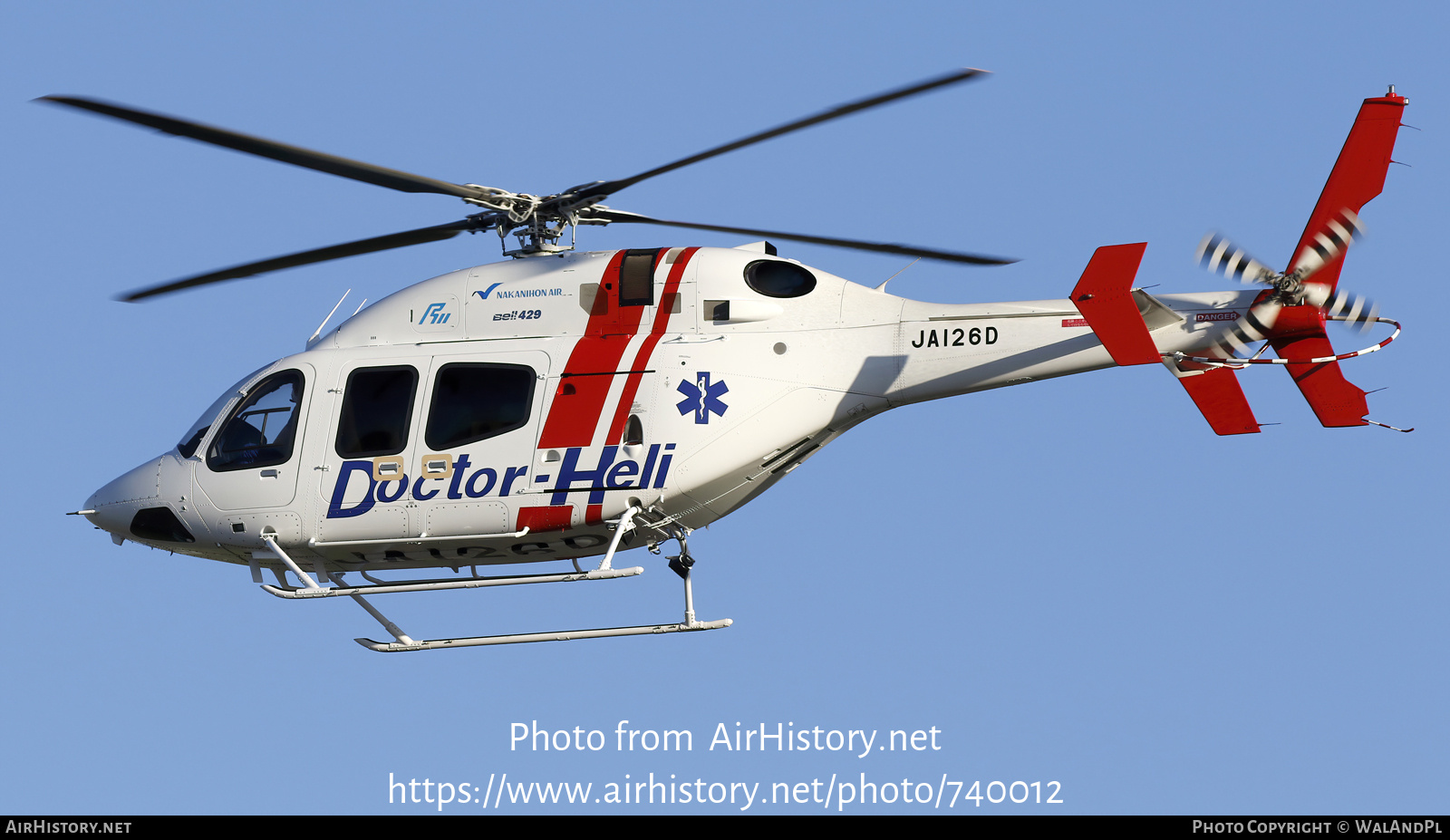 Aircraft Photo of JA126D | Bell 429 Global Ranger | Nakanihon Air Service | AirHistory.net #740012