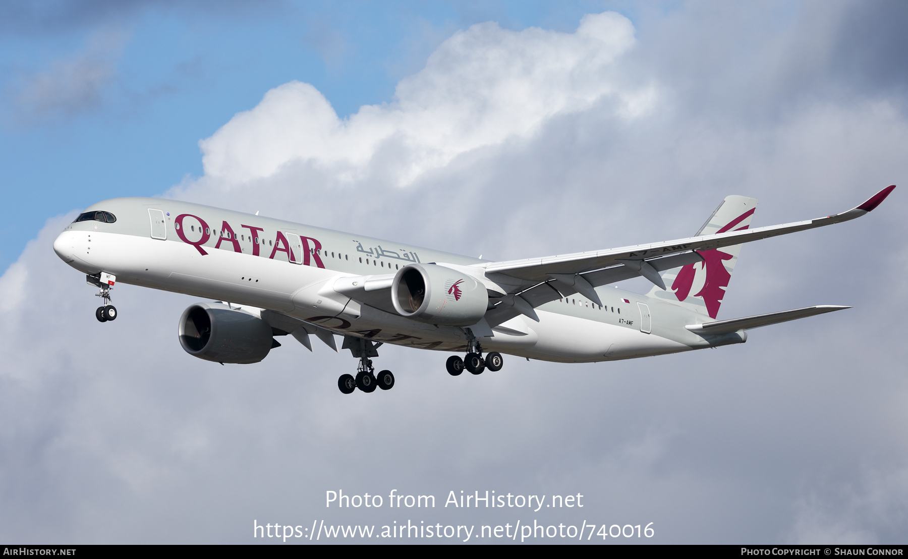 Aircraft Photo of A7-AMF | Airbus A350-941 | Qatar Airways | AirHistory.net #740016