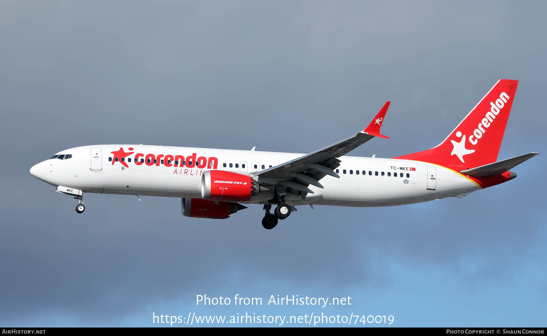 Aircraft Photo of TC-MKE | Boeing 737-8 Max 8 | Corendon Airlines | AirHistory.net #740019