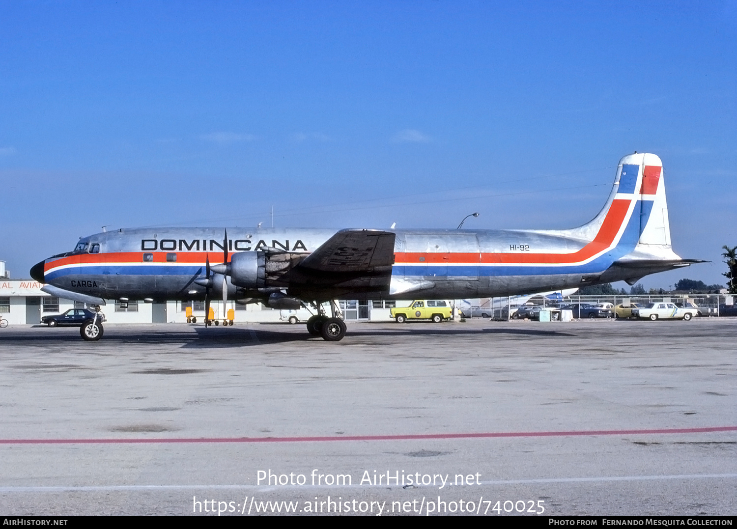 Aircraft Photo of HI-92 | Douglas DC-6B(F) | Dominicana | AirHistory.net #740025