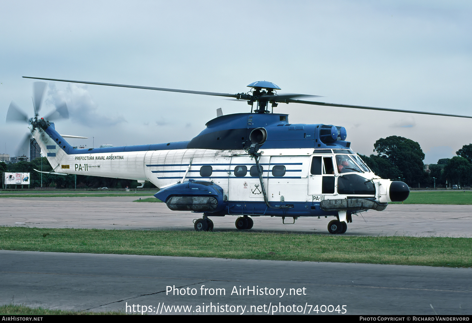 Aircraft Photo of PA-11 | Aerospatiale SA-330L Puma | Argentina - Coast Guard | AirHistory.net #740045